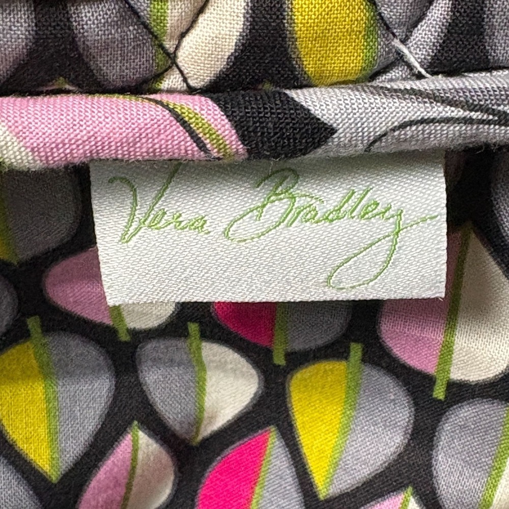 Vera Bradley Grand Traveler Bag Moon Blooms Black Floral Weekend Travel Bag - Picture 10 of 13